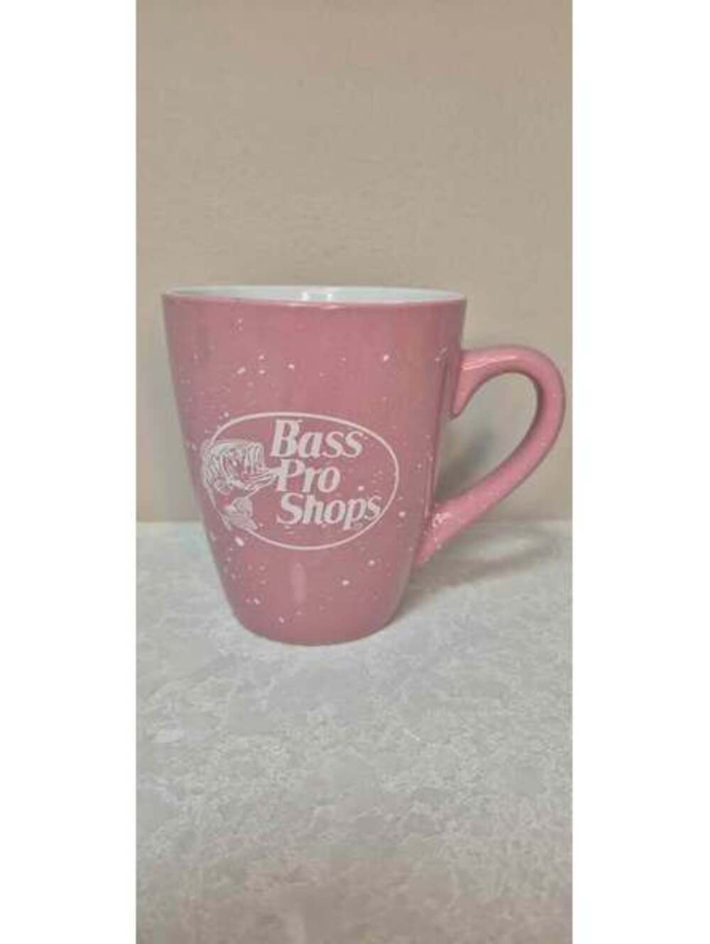 Bass Pro Shops Pink Speckled Coffee Mug